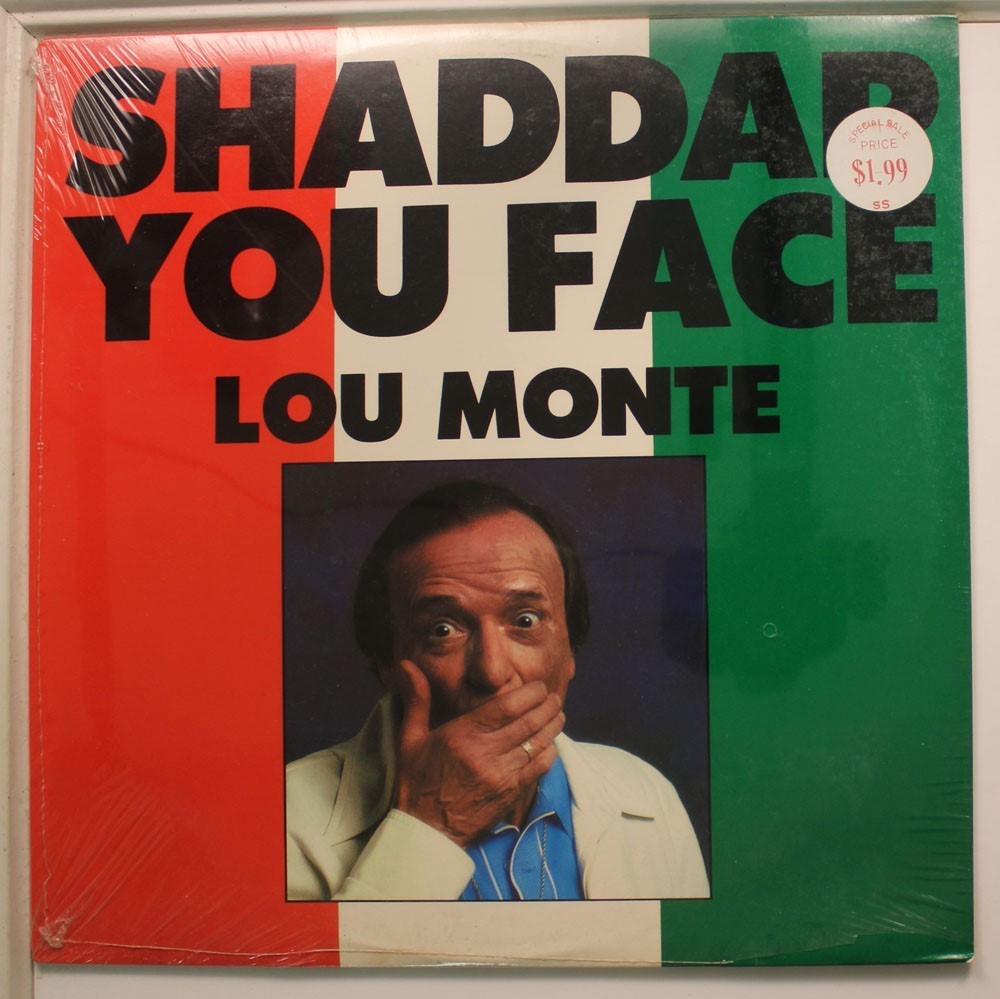 Lou Monte LP Shaddap You Face Sealed 12" 33 RPM Vinile