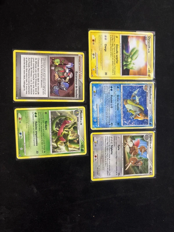 Lot 5 cartes DP