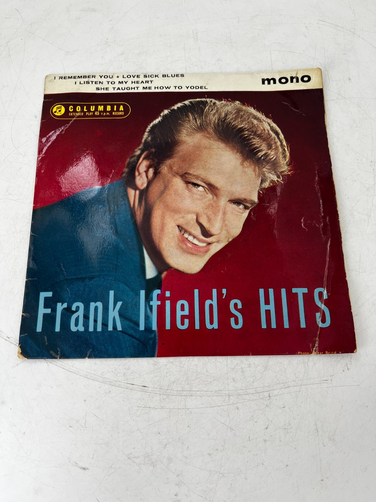 Frank Ifield - Frank Ifield's Hits 7" Vinyl EP 45rpm Columbia SEG 8210 1962 Mono