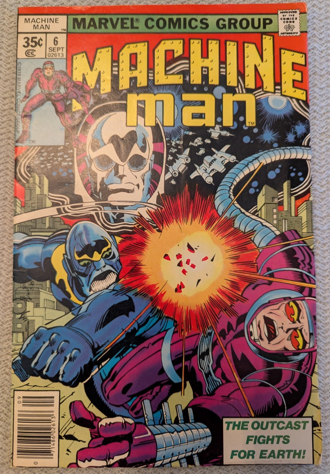 Machine Man #6 Jack Kirby 1978 Marvel Comics