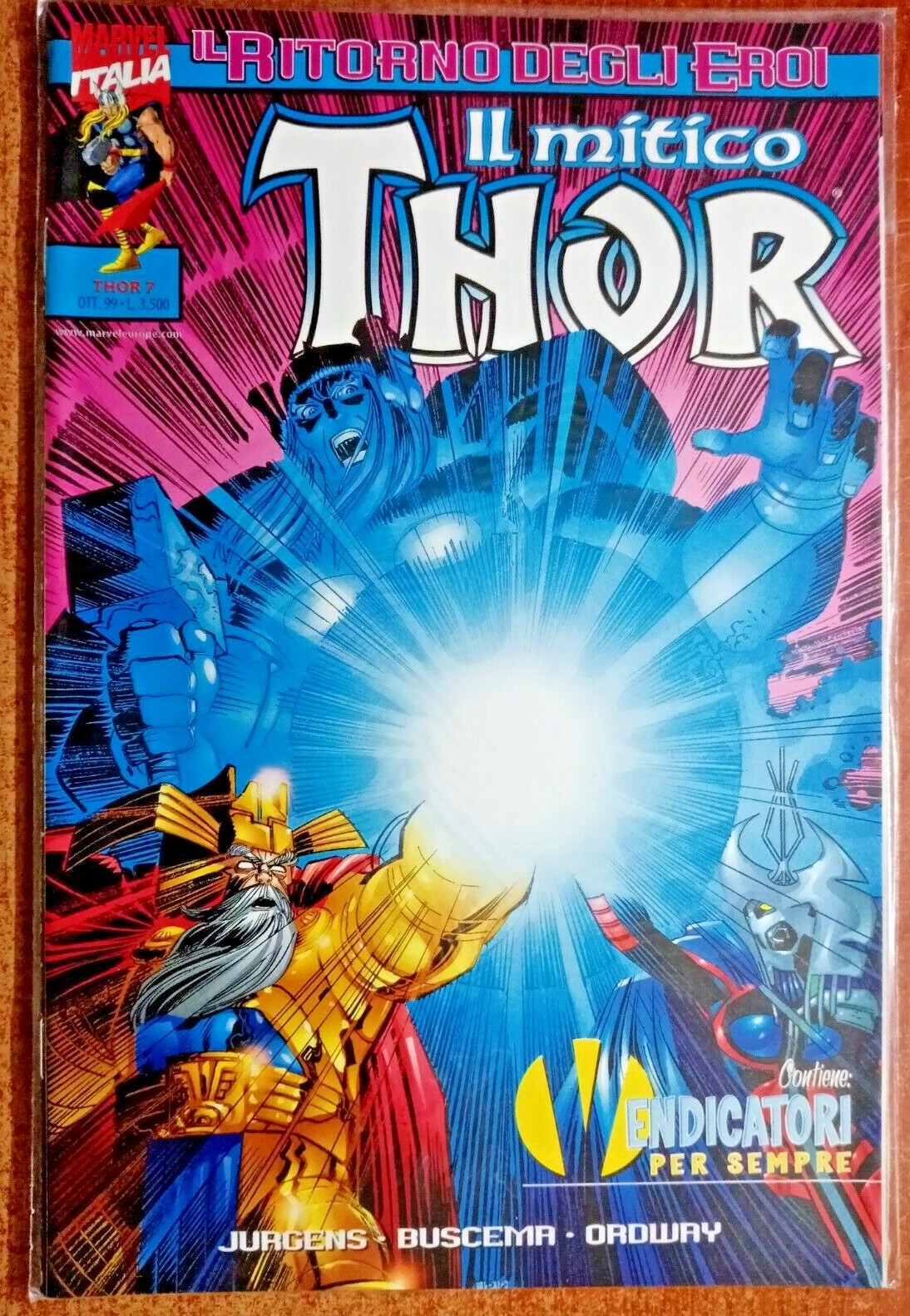 IL MITICO THOR ,FUMETTO MARVEL -N. 7 DEL 1999-RIF.N.6980-NEW/PERFECT