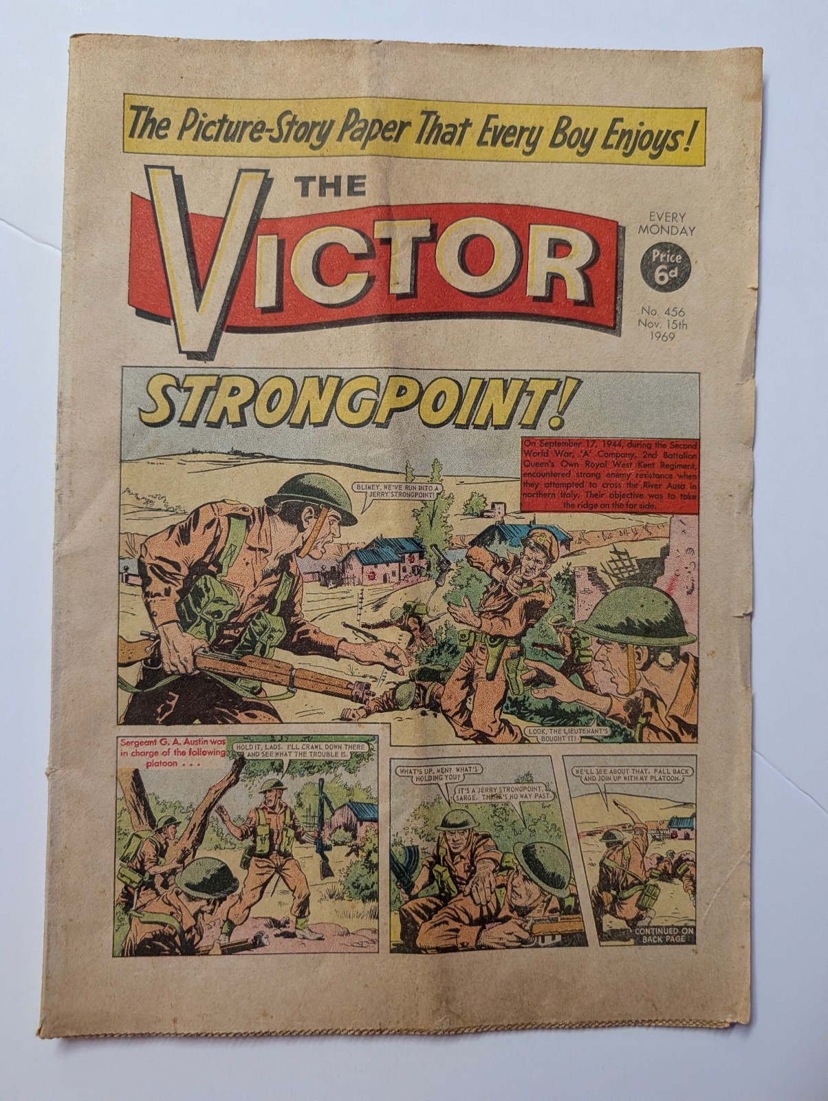 The Victor Comic, No 456, November 15th 1969.