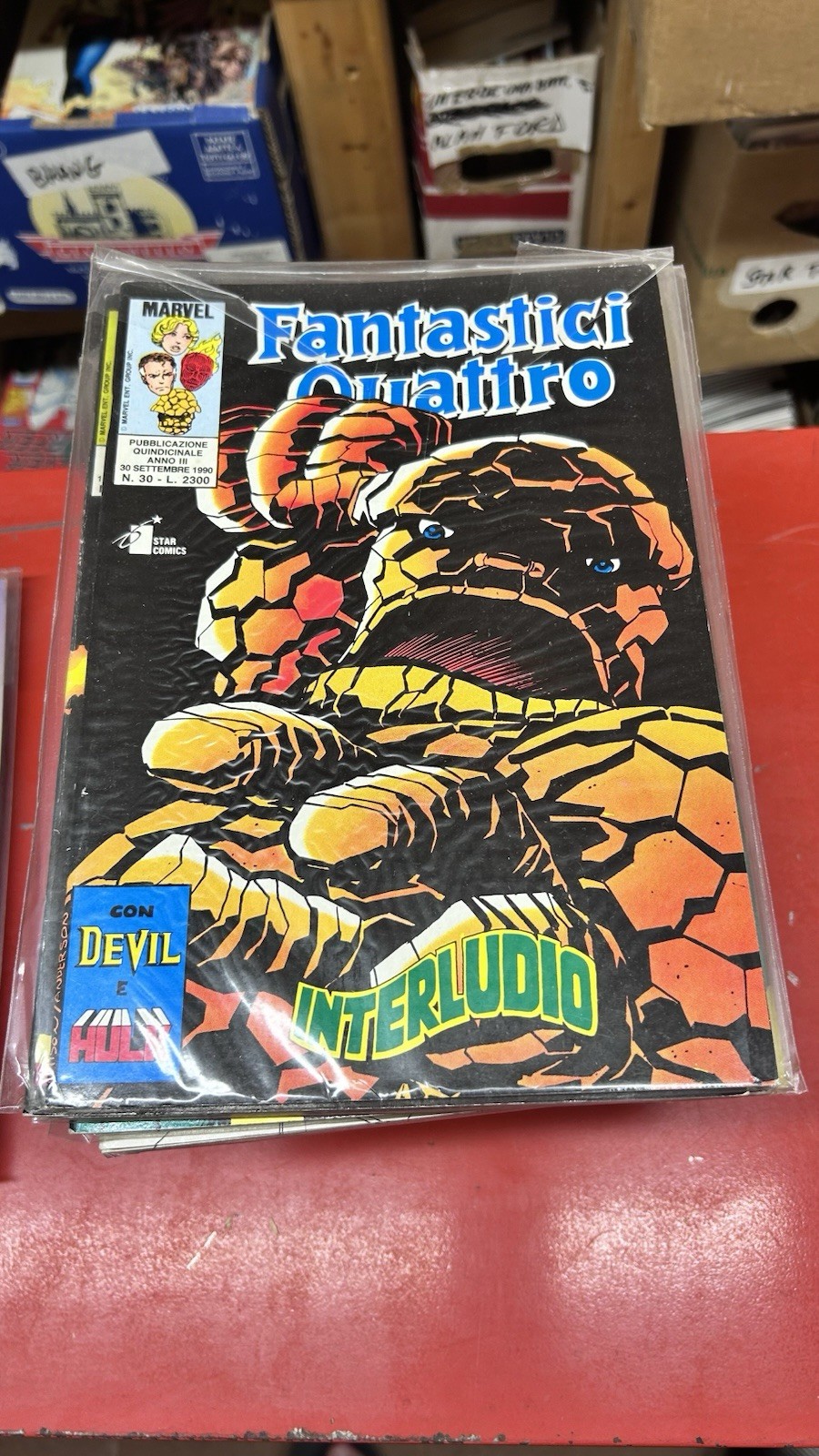 Star Comics Fantastici Quattro lotto 10 fumetti nn 21-30 1990 Stan Lee Kirby