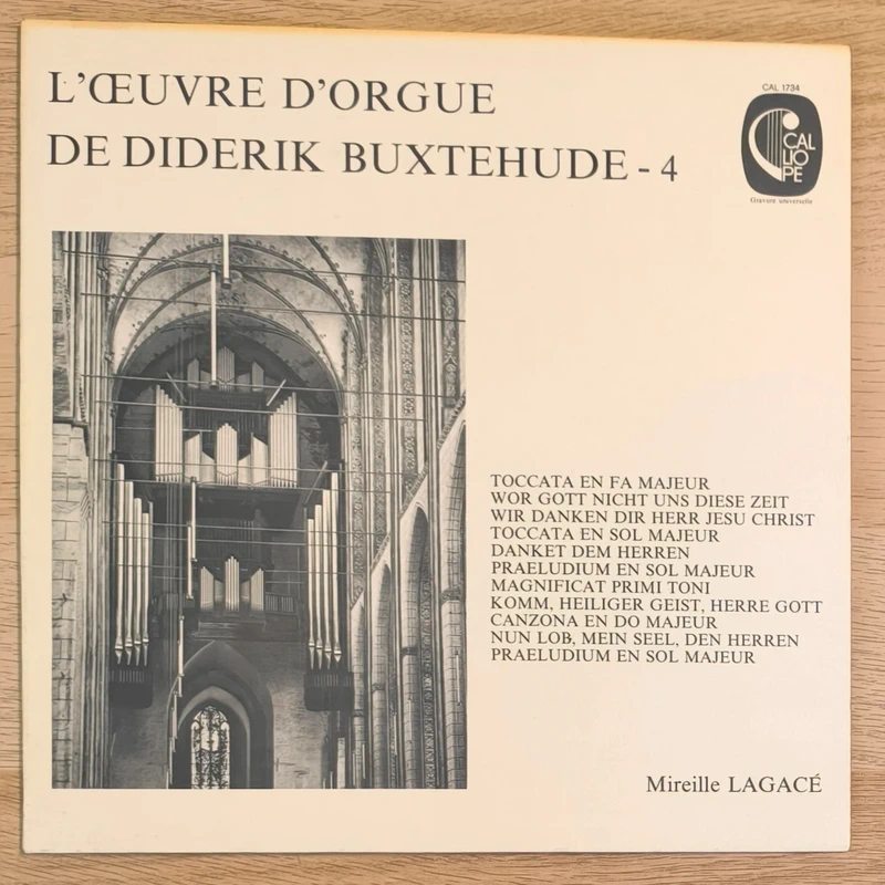 33T l'oeuvre de l'orgue 4 diderik buxtehude