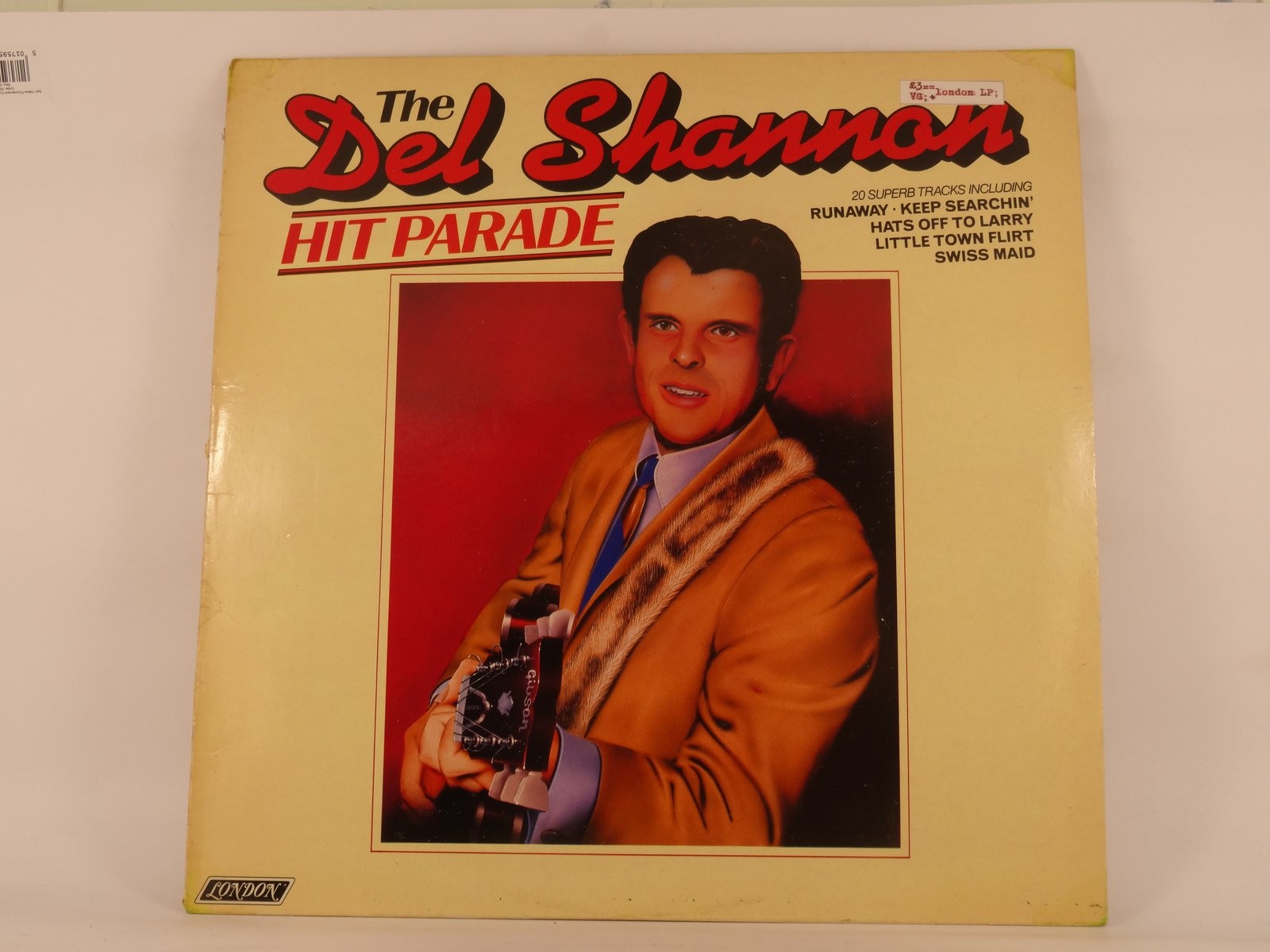 DEL SHANNON  THE DEL SHANNON HIT PARADE (425) LP LONDON