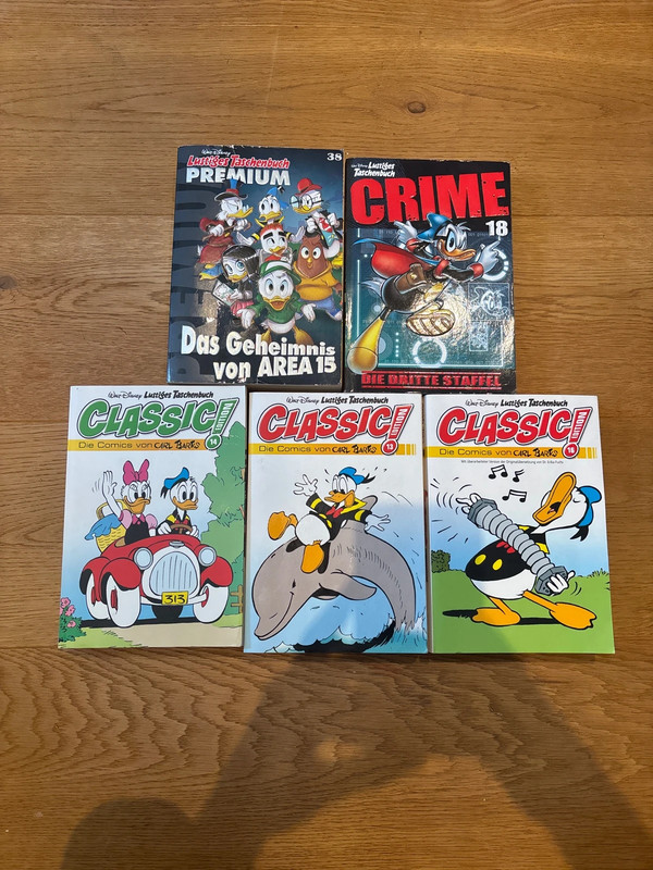 Donald duck comics, 3 mal classic, 2 mal crime