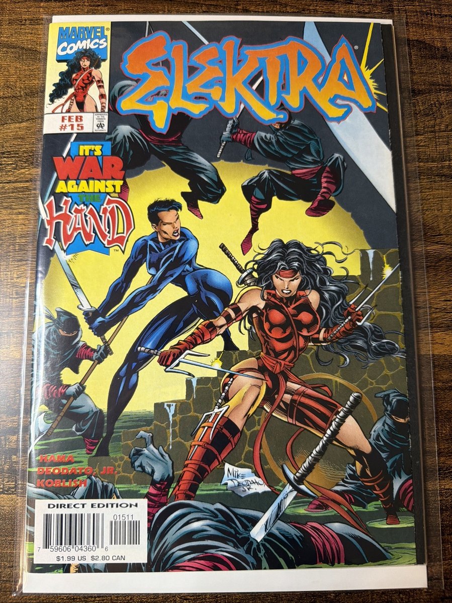 Elektra #15 Edizione Mercato Diretto ~ Quasi Nuovo ~ 1998 Marvel Comics