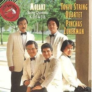 MOZART TOKYO STRING QUARTET ZUKERMAN - Mozart , String Quintets K.515 & NEW