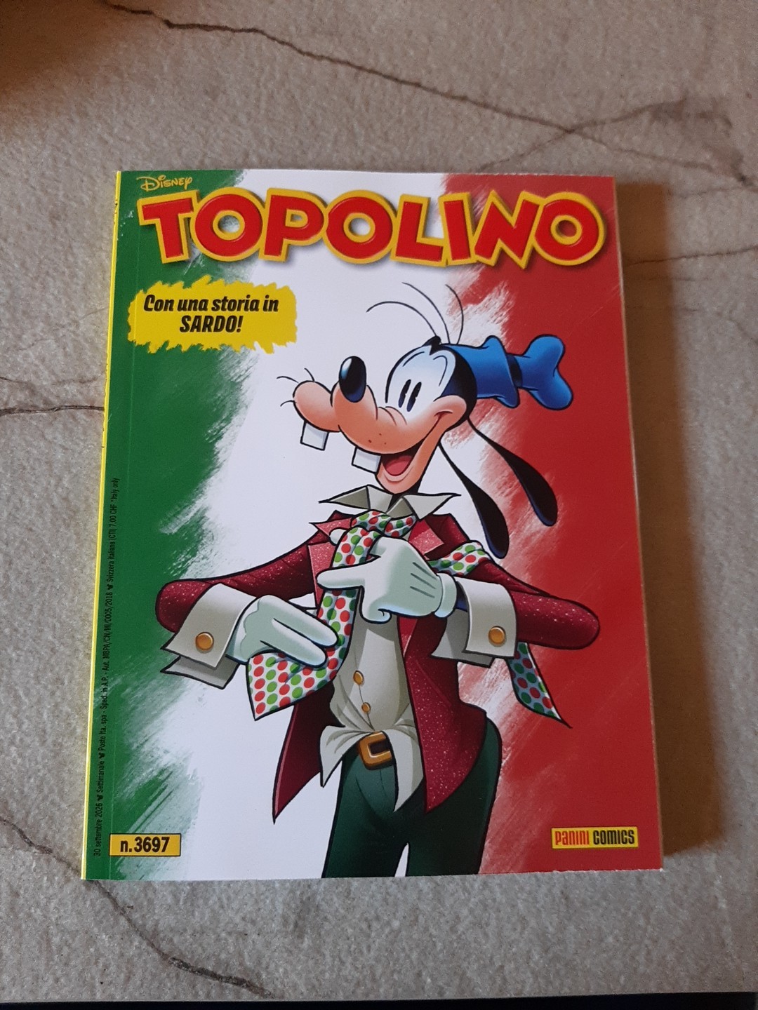 Topolino N.3697 EDICOLACon Una Storia In SARDO