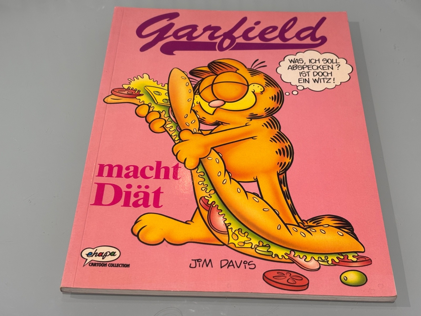 Garfield fa dieta album fumetti 1991 Jim Davis Ehapa collezione cartoni animati TOP