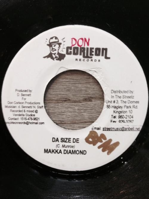 Macka Diamond - Da Size De (7") (Very Good Plus (VG+)) - 3378673173