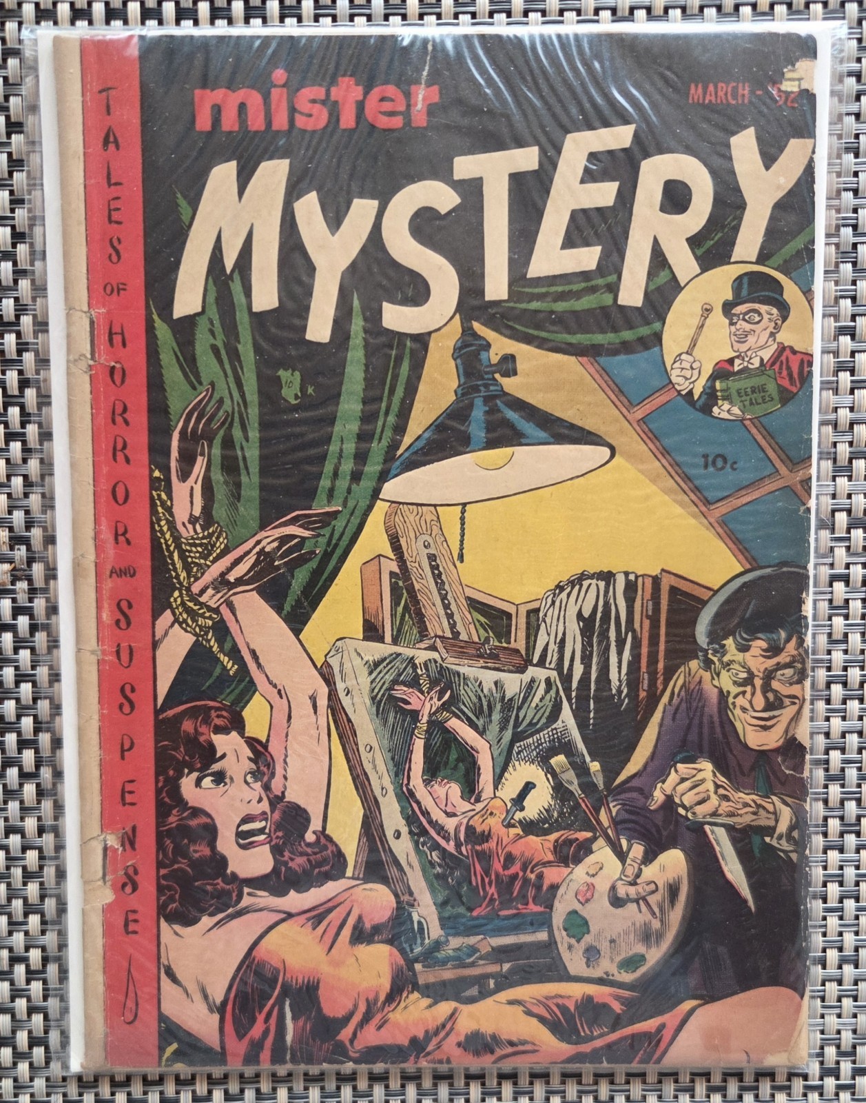 MISTER MYSTERY #4 1952 STANLEY MORSE PRE-CODE HORROR COMICS NO THE THING! DITKO