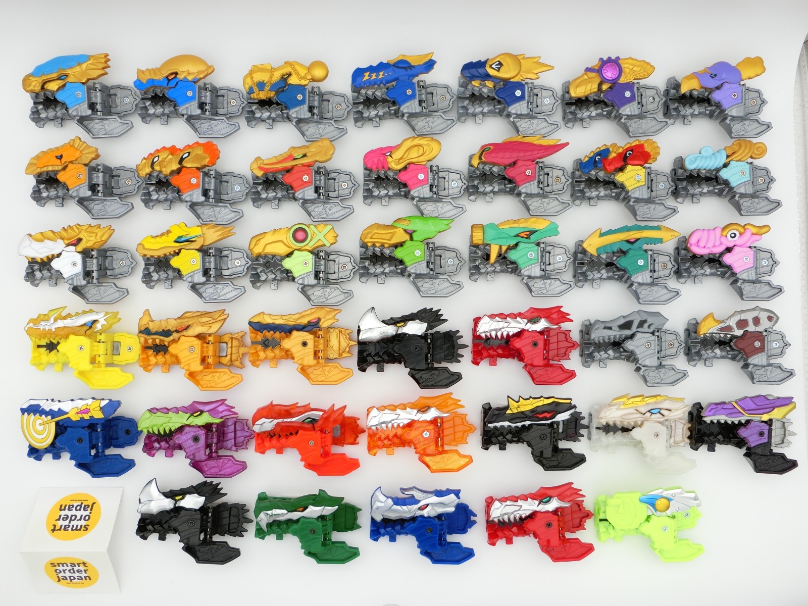Power Rangers Dino Fury Ryusoulger DX SG GP Ryusoul set chiavi 40 pezzi raro Morpher