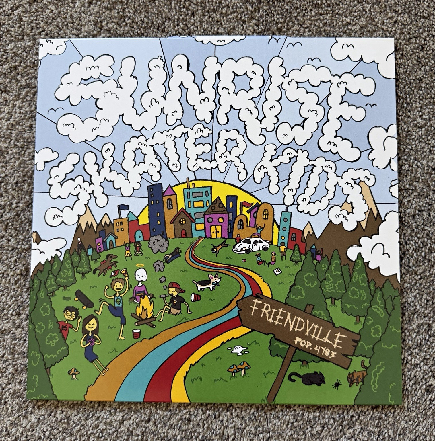 Sunrise Skater Kids Friendville 12” Vinyl LP Picture Disc 33 RPM 2016
