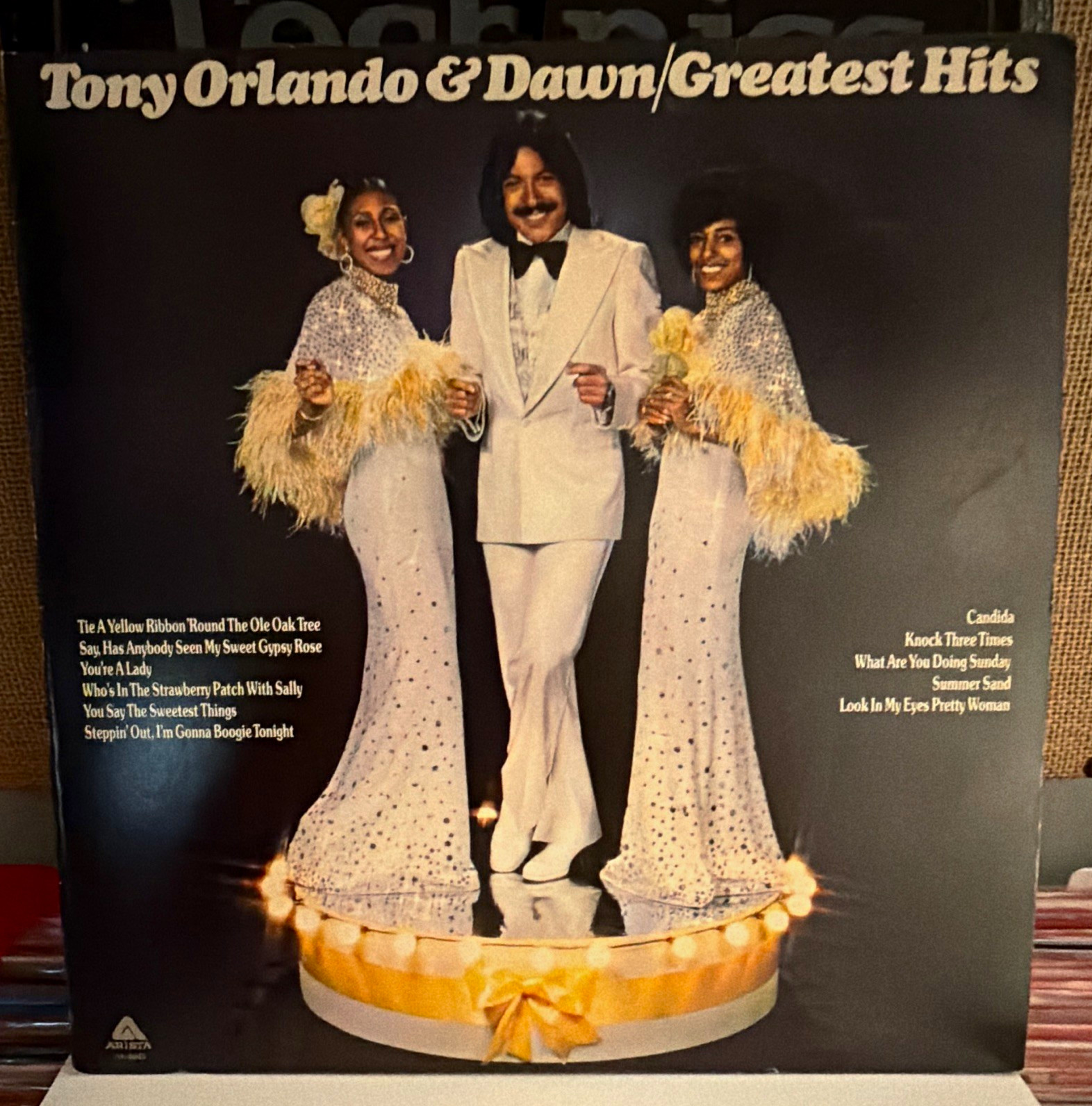 Tony Orlando & Dawn Greatest Hits Album 12" Vinyl LP 33 RPM 1975 Arista AL 4045