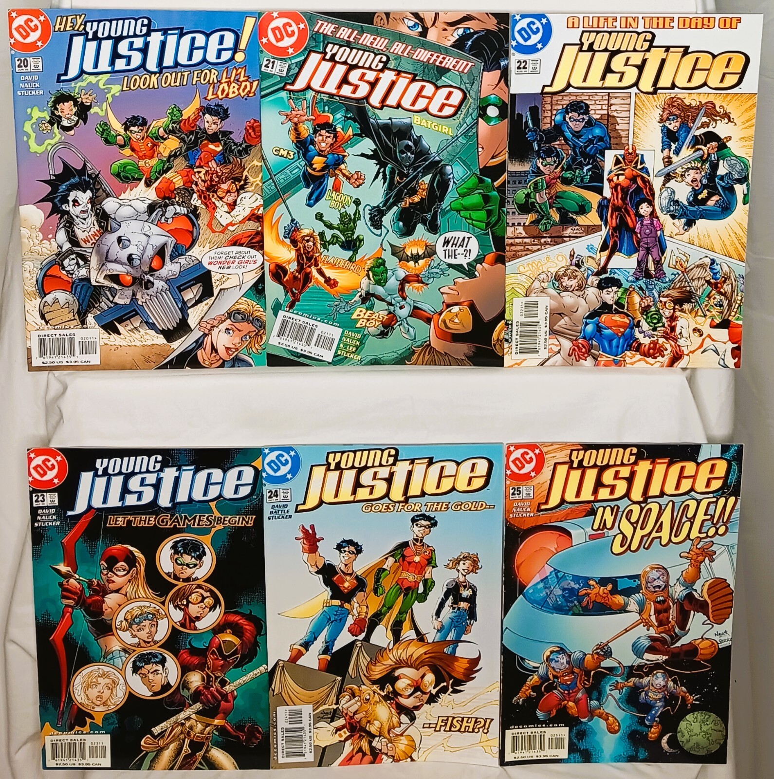 YOUNG JUSTICE #20 - 32 | Peter David Todd Nauck | DC Comics | DCU