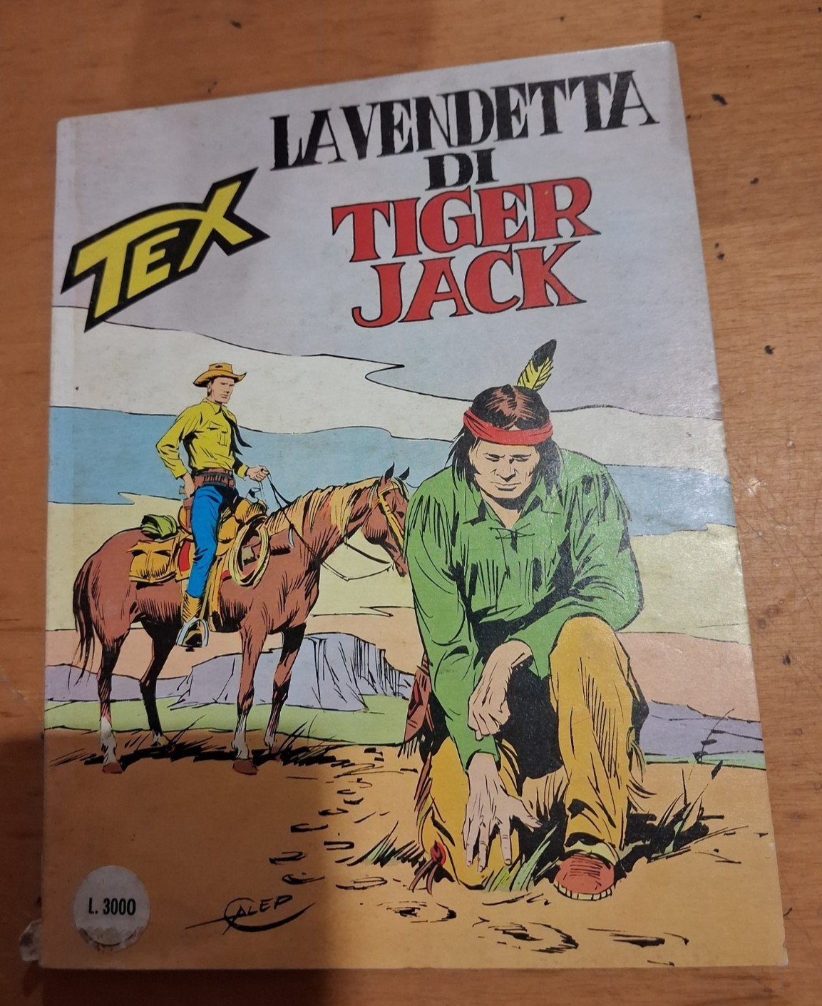 fumetto tex n.289 la vendetta di tiger jack 1984 daim press