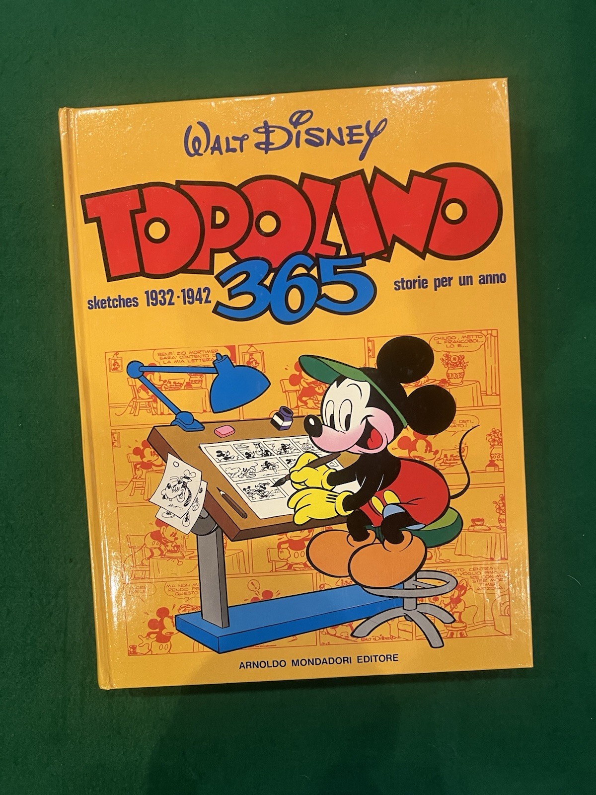 Walt Disney Topolino 365 sketches 1932-1942 Mondadori 1977 1ª ed. cartonato