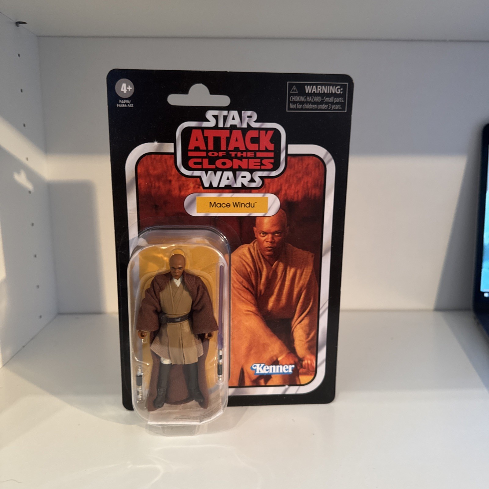 star wars la collezione vintage mace windu vc35 figurina