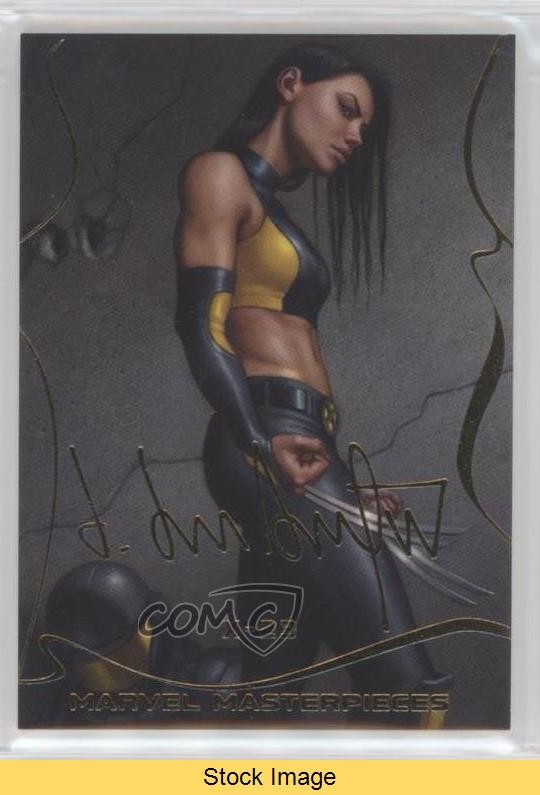 2022 Upper Deck Marvel Masterpieces Gold Foil Level 1 X-23 #35 READ a3x