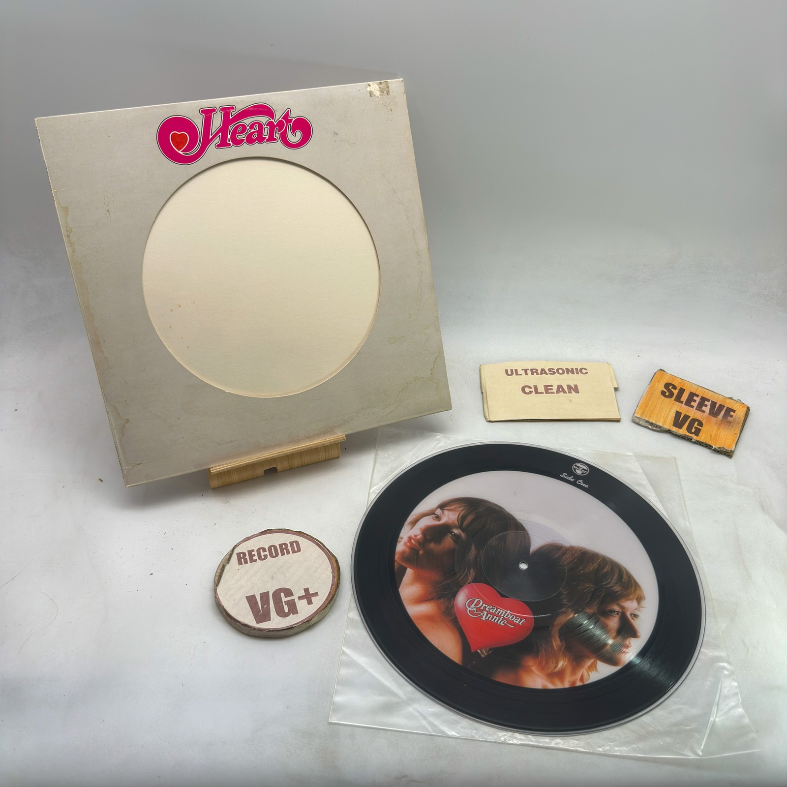 Heart - Dreamboat Annie VG+/VG 1976 Ultrasonic Clean Vinyl Rock / Alternative