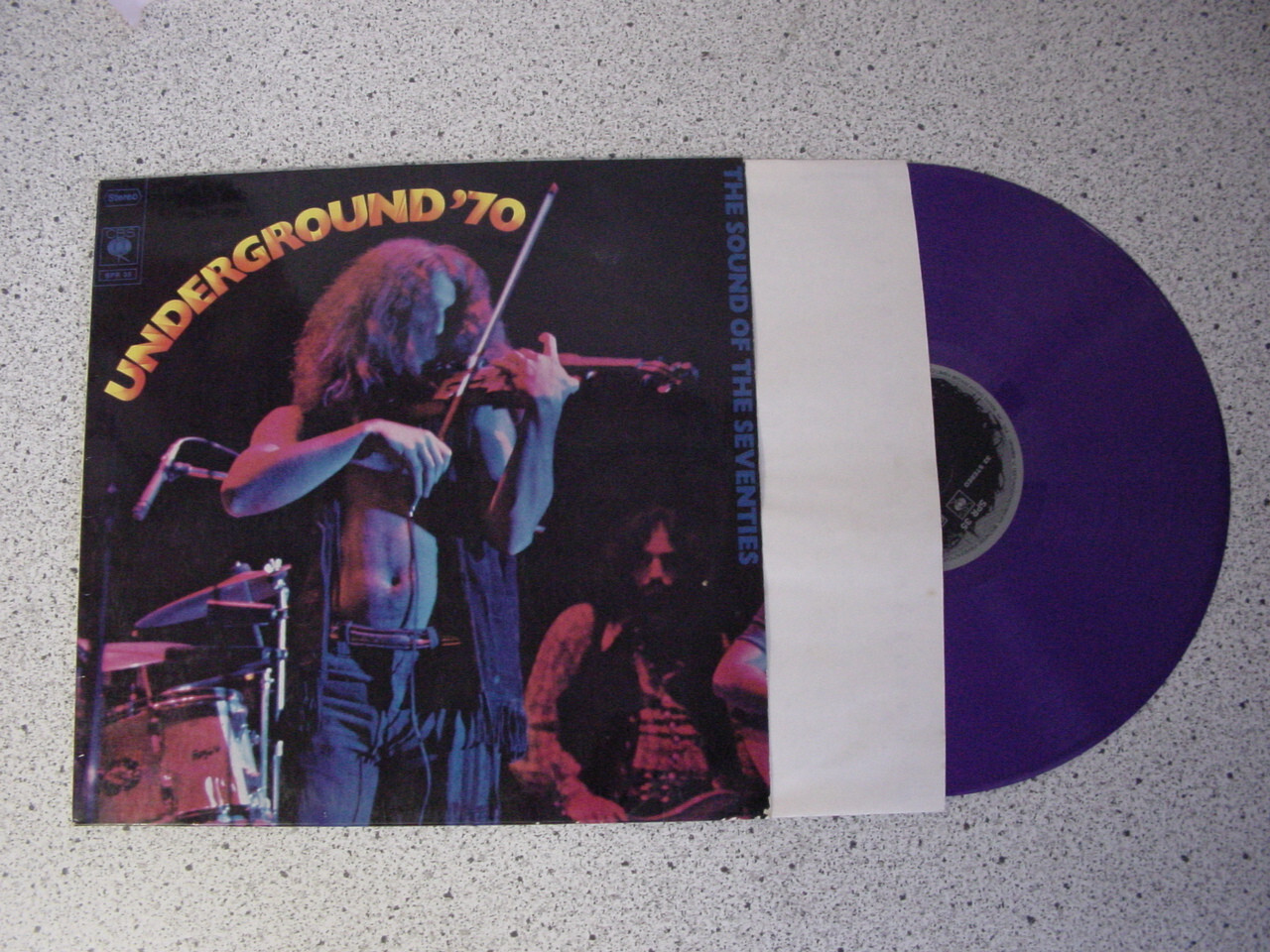 Underground 70 PURPLE VINYL 12" CBS Vinyl LP The Flock / Al Kooper a.o