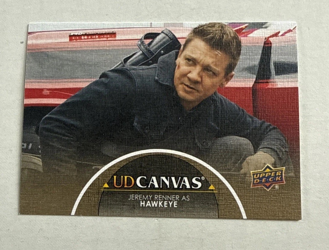 2024 Marvel Studios Serie 1 UD Tela Jeremy Renner come Occhio di Falco C13