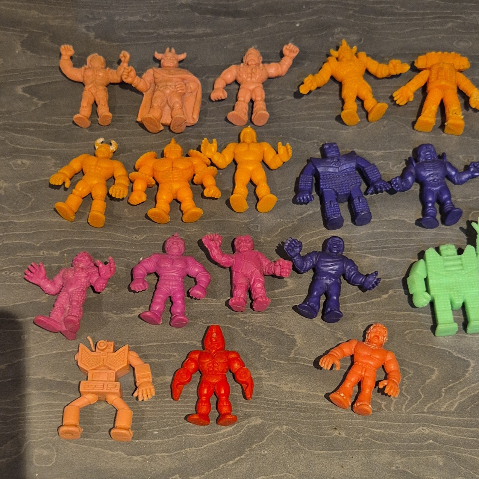 joblot vintage 18 x Mattel M.U.S.C.L.E. Muscolo Uomo 