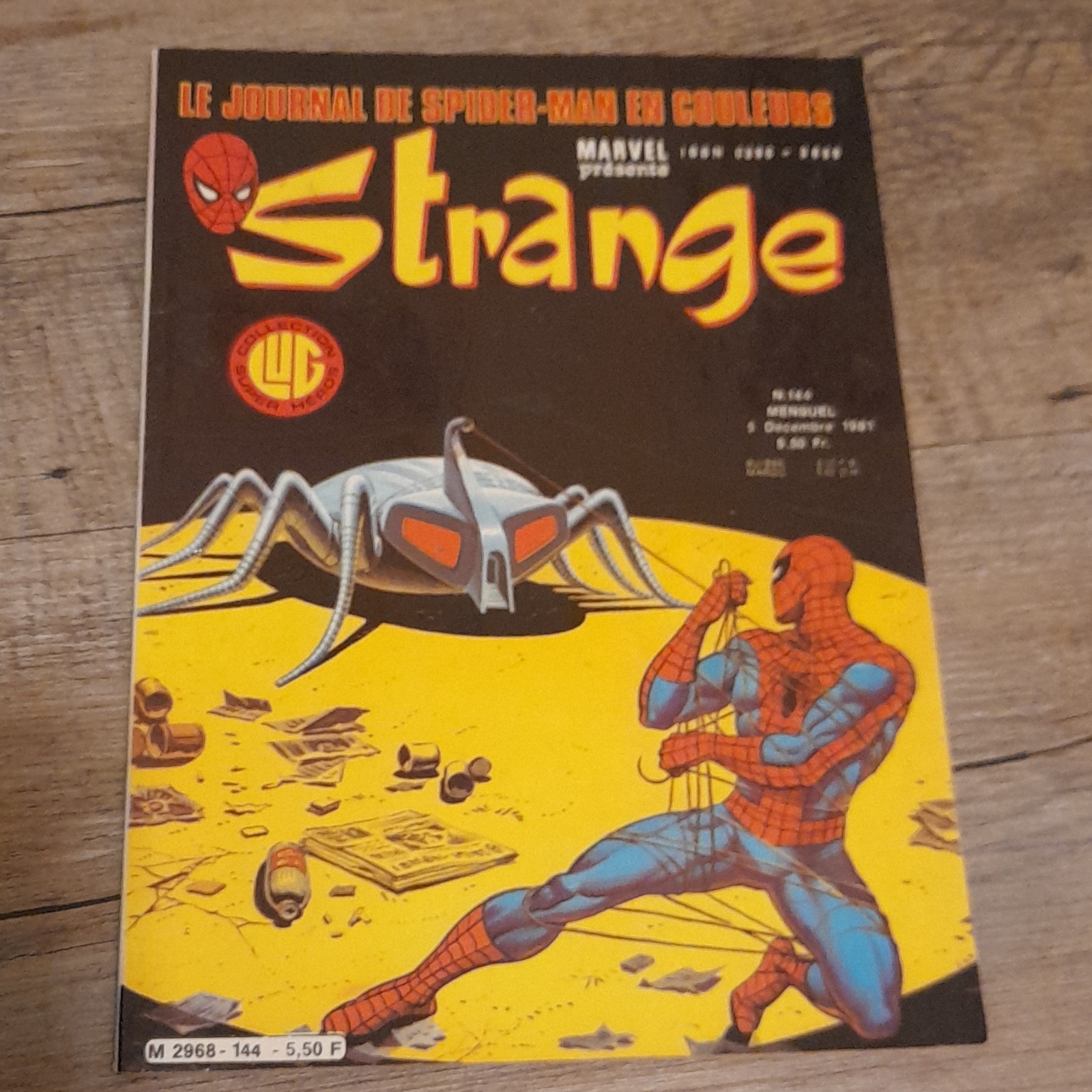 Lug Strange n°144 1981 Marvel Spider-Man bande dessinée en couleurs