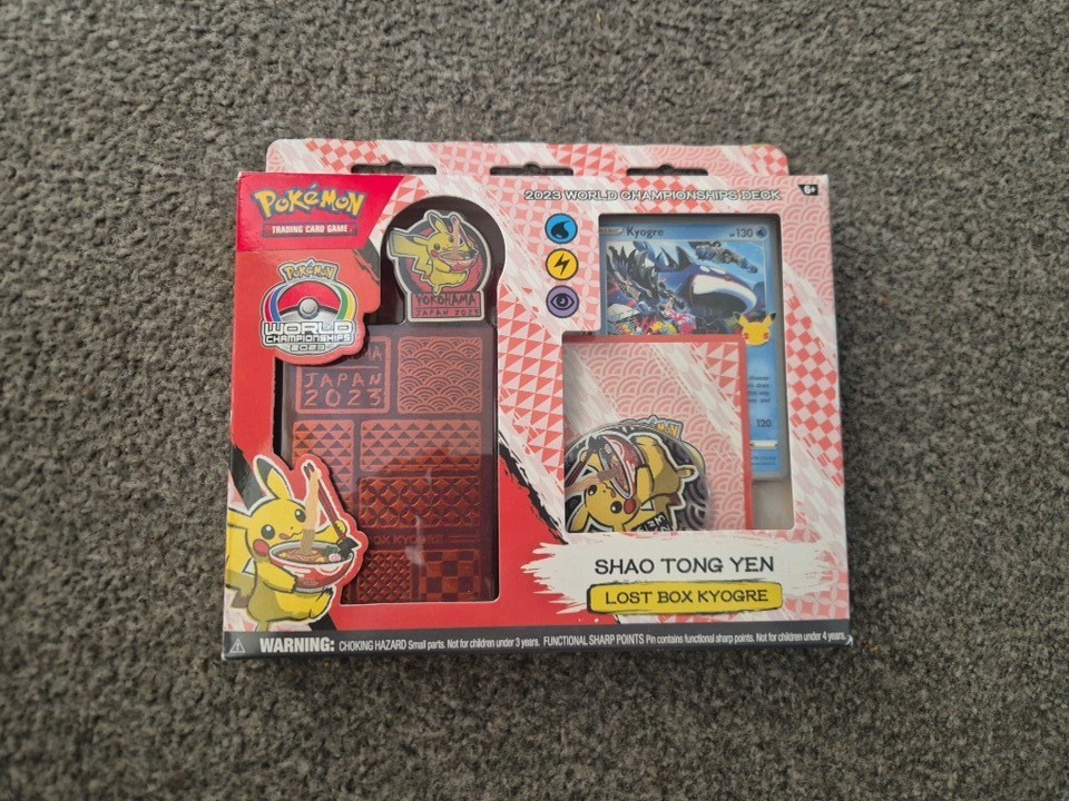 Pokemon TCG 2023 World Championship Deck Shao Tong Yen Lost Box Kyogre Sealed