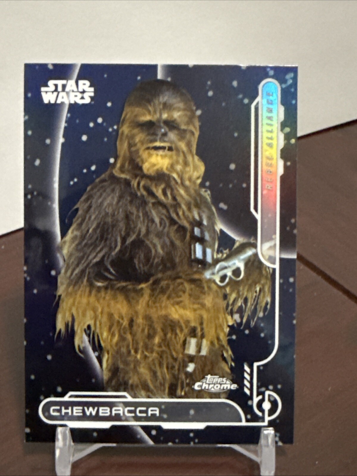 2024 Topps Chrome Star Wars Chewbacca La Guerra Civile Galattica #RA-4