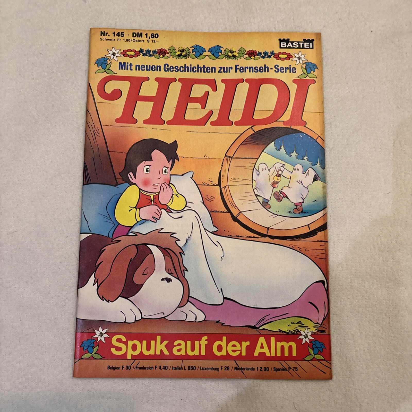 Heidi Comicheft n.145 infestato in malga retrò vintage classico Bastione