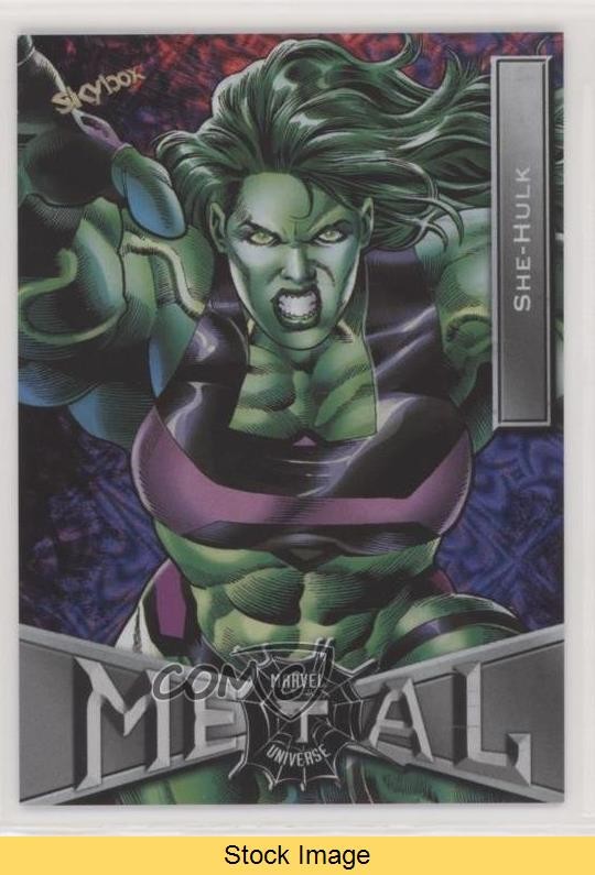 Upper Deck 2022 Marvel Metal Universe Spider-Man Grandiose She-Hulk #77 LEGGI 5b1