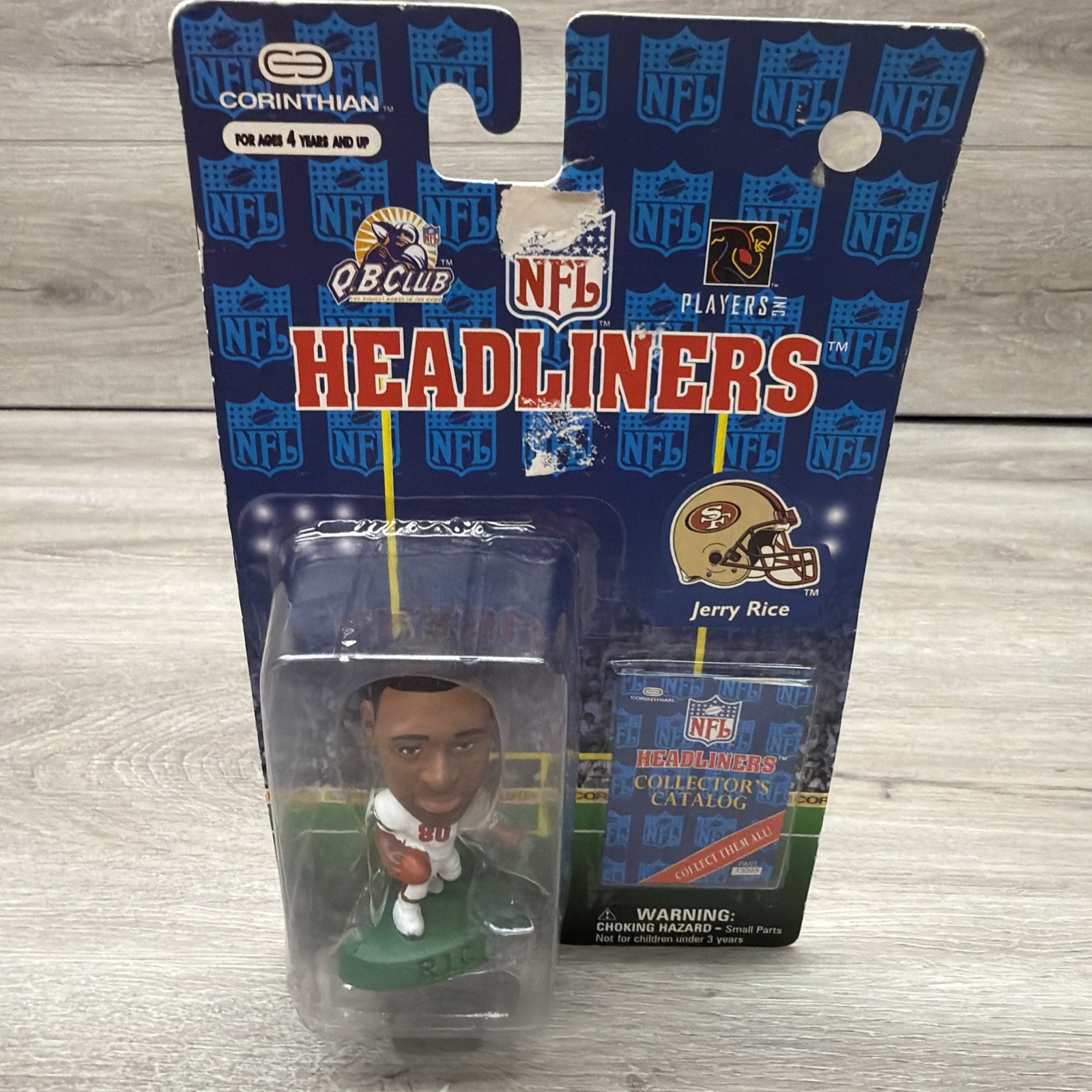 1997 CORINTHIAN FOOTBALL HEADLINERS *JERRY RICE* SF 49ERS NUOVO SIGILLATO (MS)