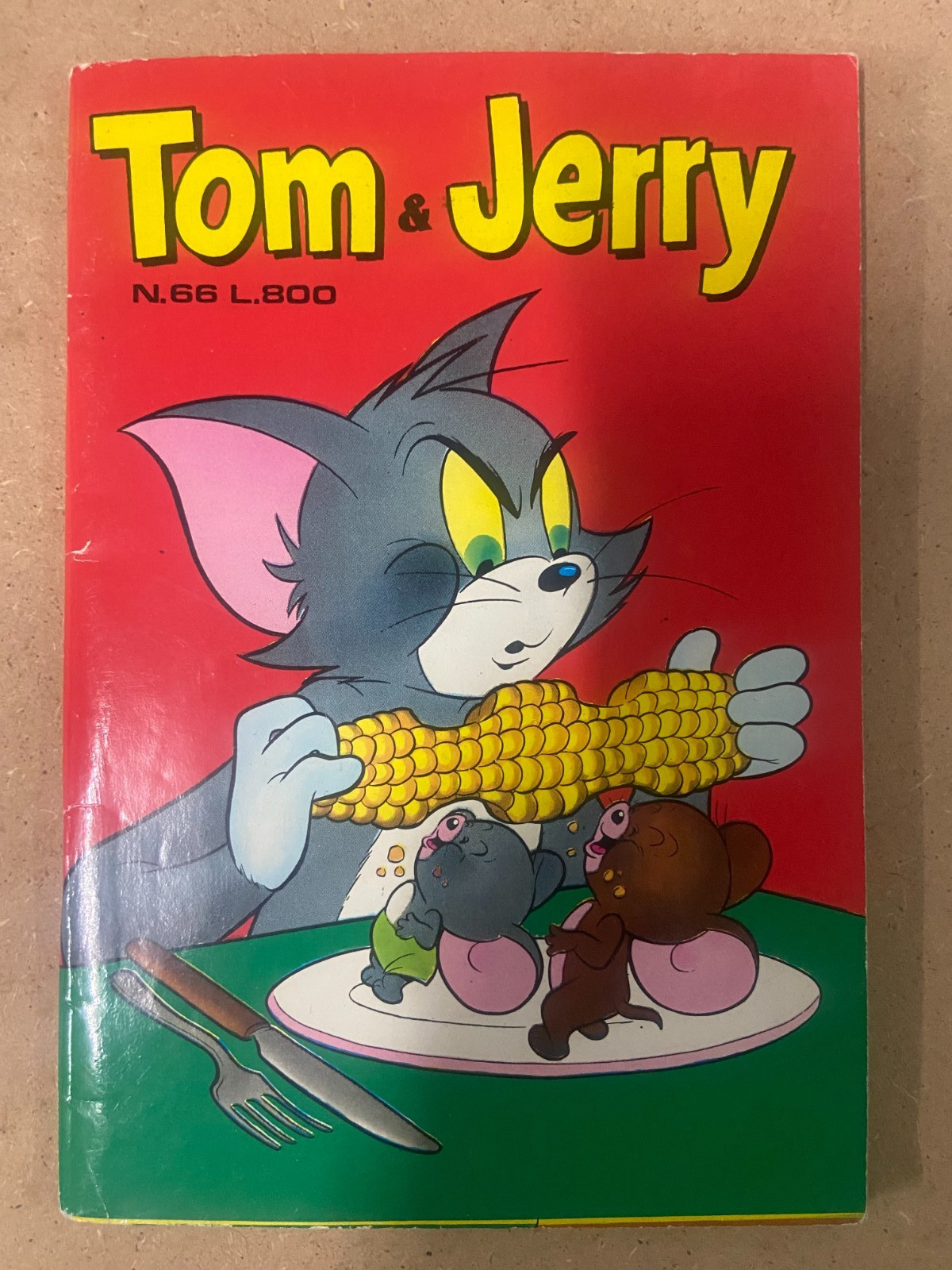 TOM & JERRY N.66 editrice Cenisio 1986 comics from MGM cartoons