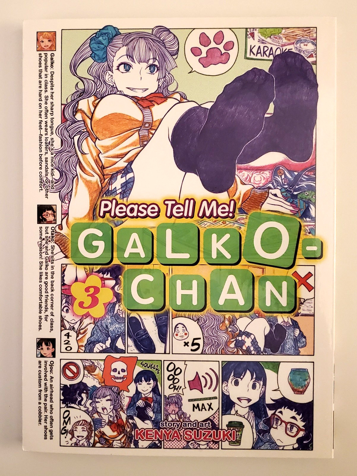 Please Tell Me Galko Chan manga inglese volume 3 Kenya Suzuki brossura