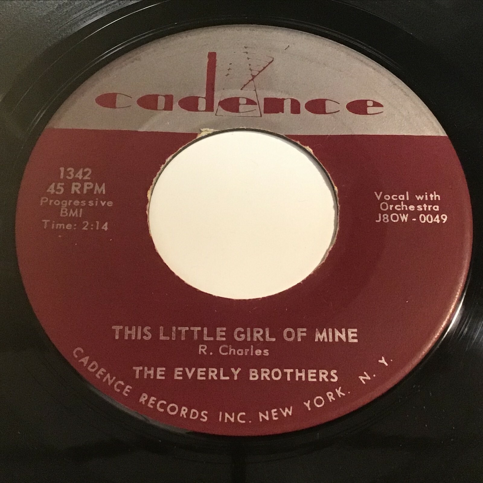 The Everly Brothers - This Little Girl Of Mine / Should We Tell Him 45 - Cadence