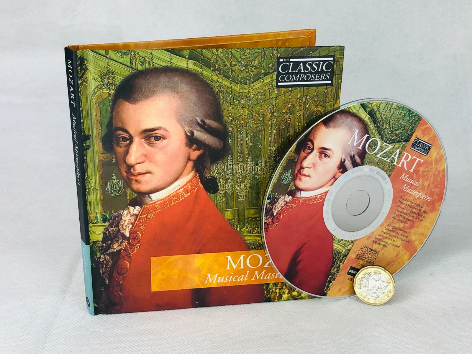 Music CD Mozart and Book Classic Composers Music Musical Masterpieces 