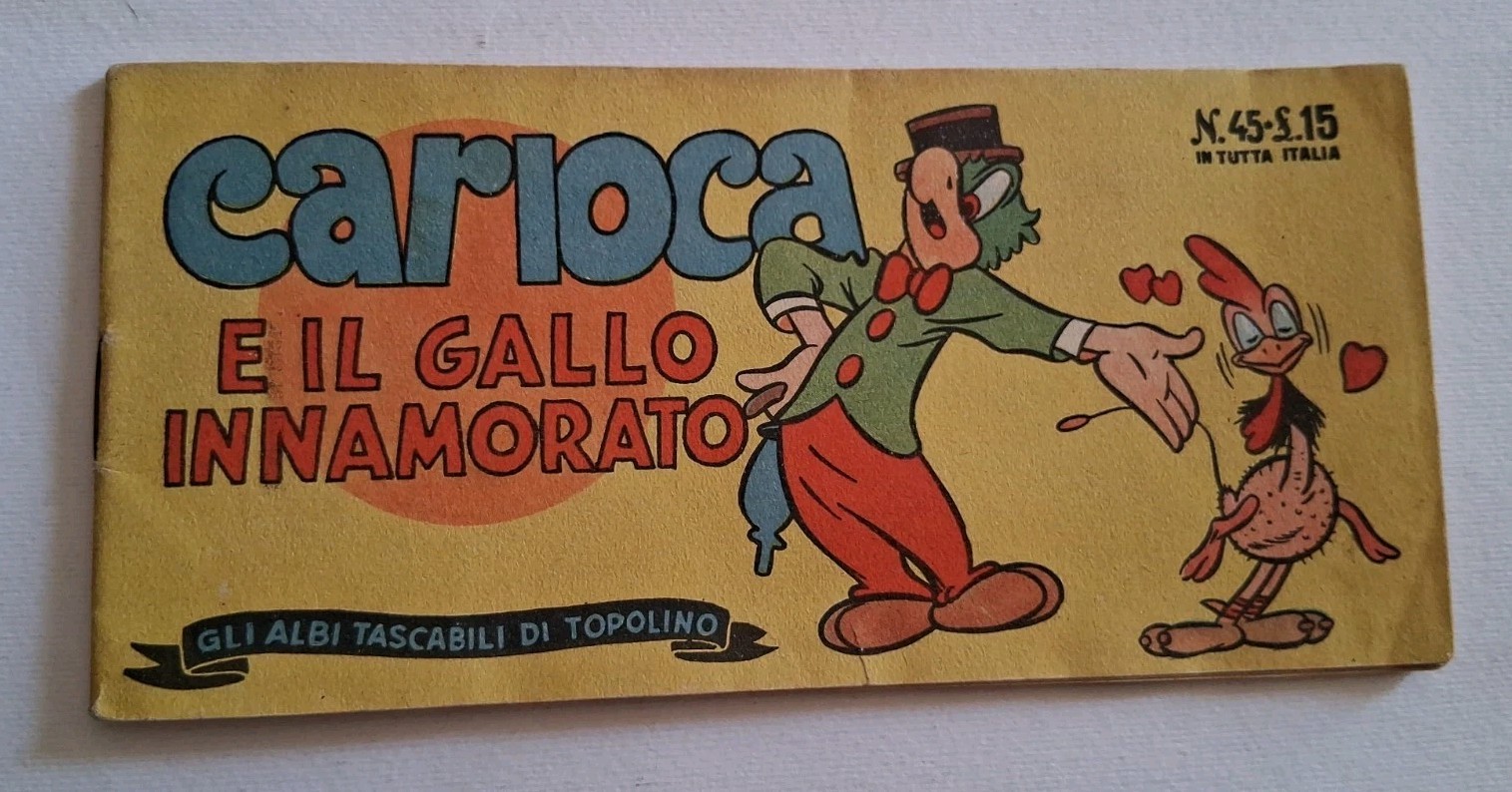 GLI ALBI TASCABILI DI TOPOLINO N 45 ORIGINALE 1949