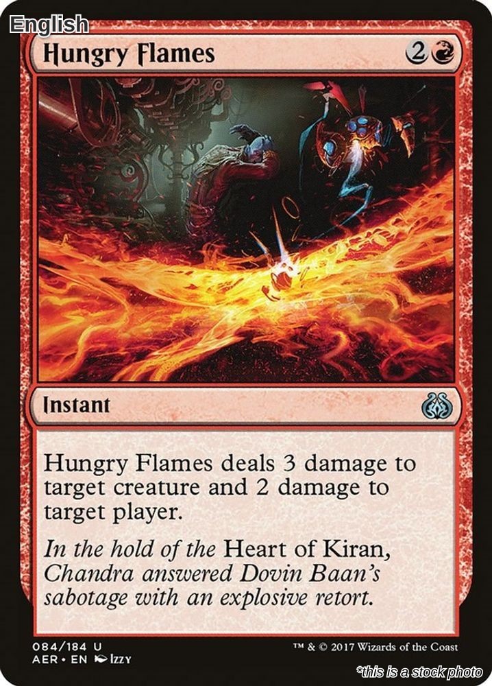 Magic Hungry Flames 84 Uncommon Aether Revolt NM