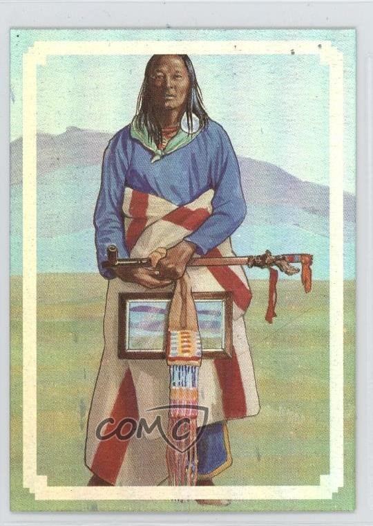 1995 Bon Air Native Americans Prismatic Plenty Coups #3 05k6