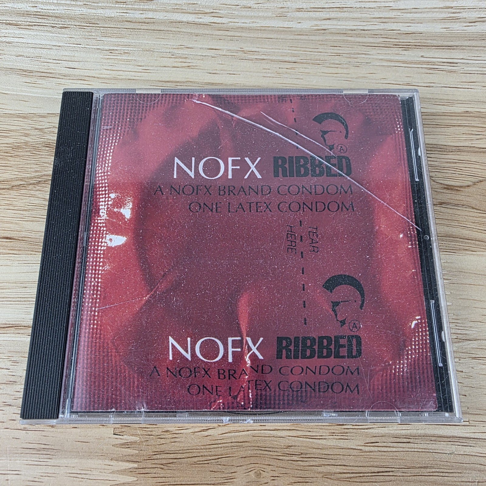 NOFX Ribbed CD 1993 Epitaph Records Skate Punk Rock Fat Mike Green Corn