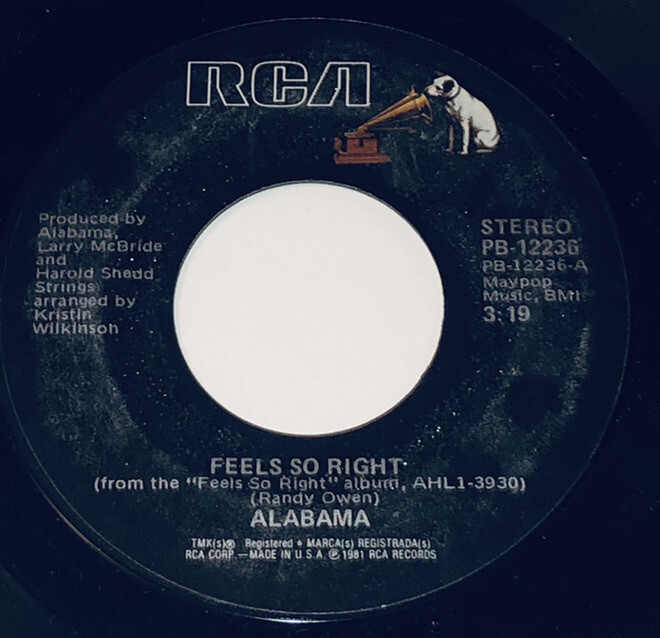 Alabama Feels So Right / See The Embers Feel The Flame 45RPM, 7" 23Z14