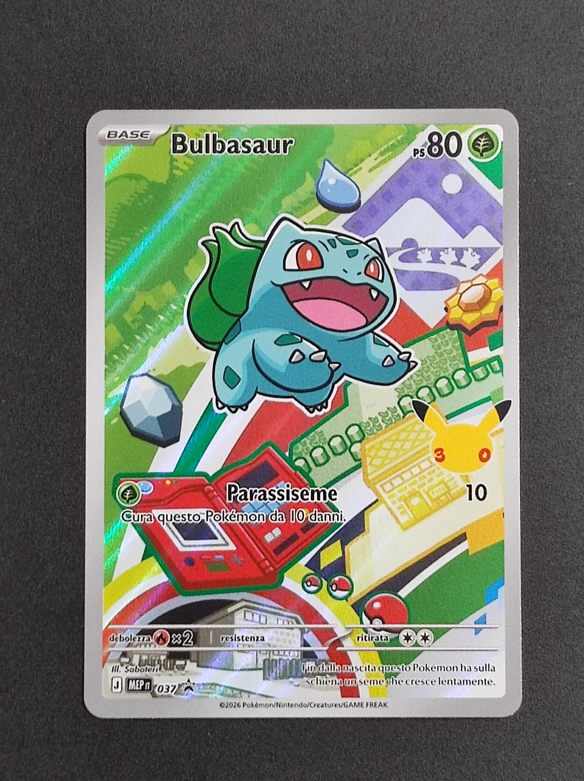BULBASAUR – MEP IT – 037 – PROMO – ITA – POKèMON