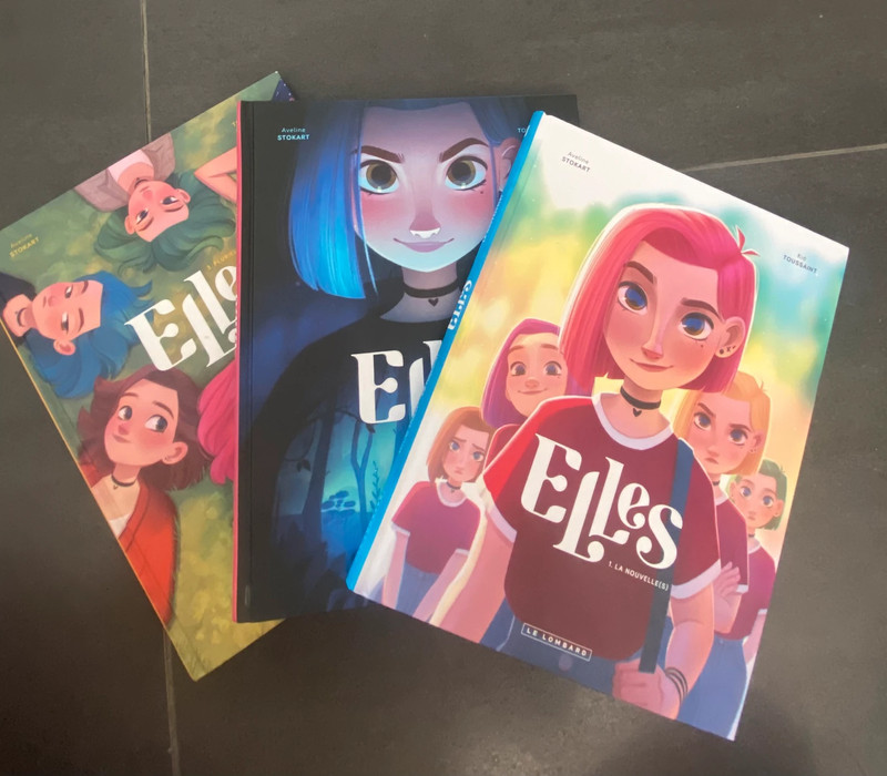Lot de 3 BD Elles