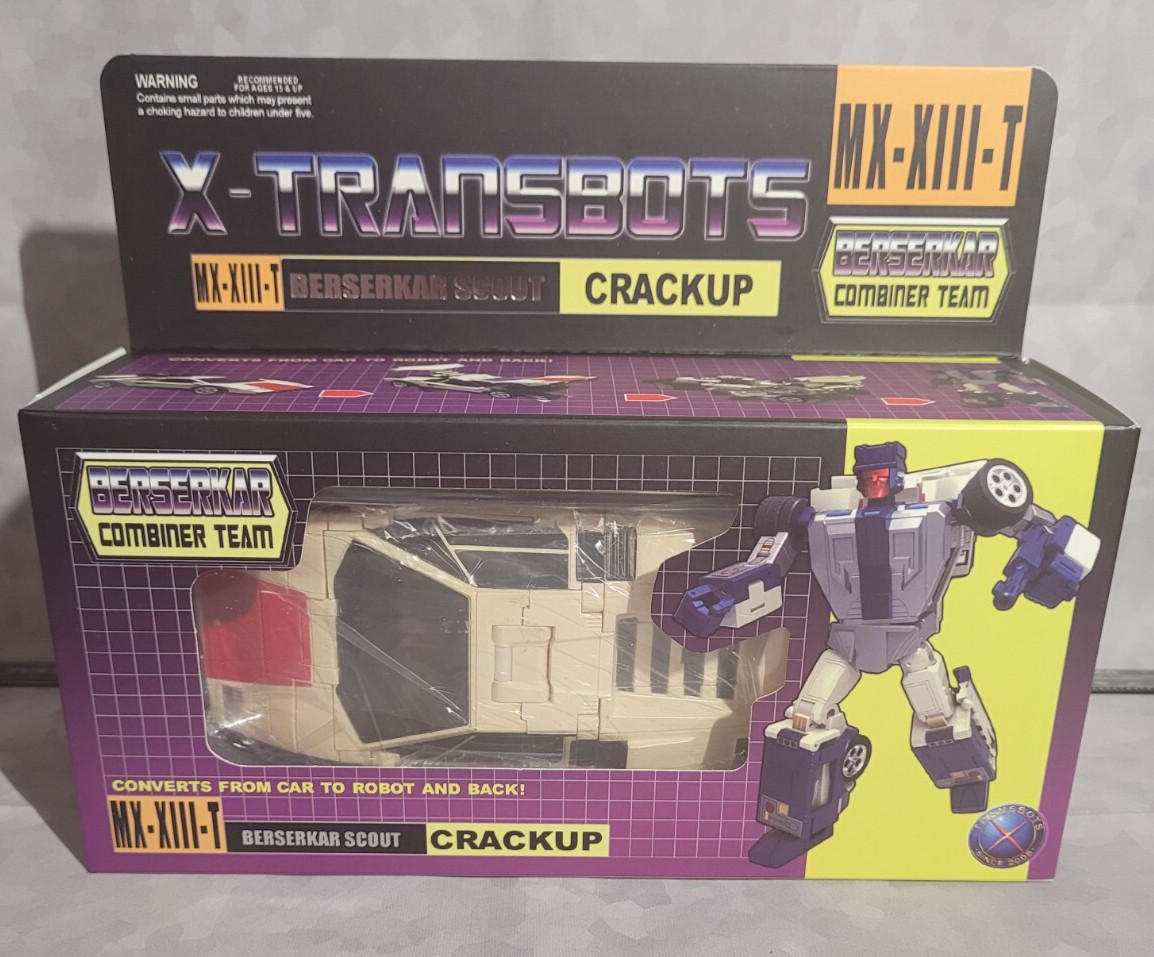 X-Transbots MX-13T/MX-XIIIT Crackup - personaggio Berserkar Scout versione giovanile