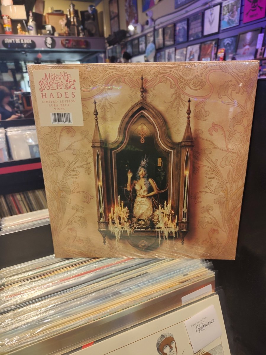 Melanie Martinez HADES Aura BLUE +20pg Booklet & Poster NEW COLORED VINYL 2 LP
