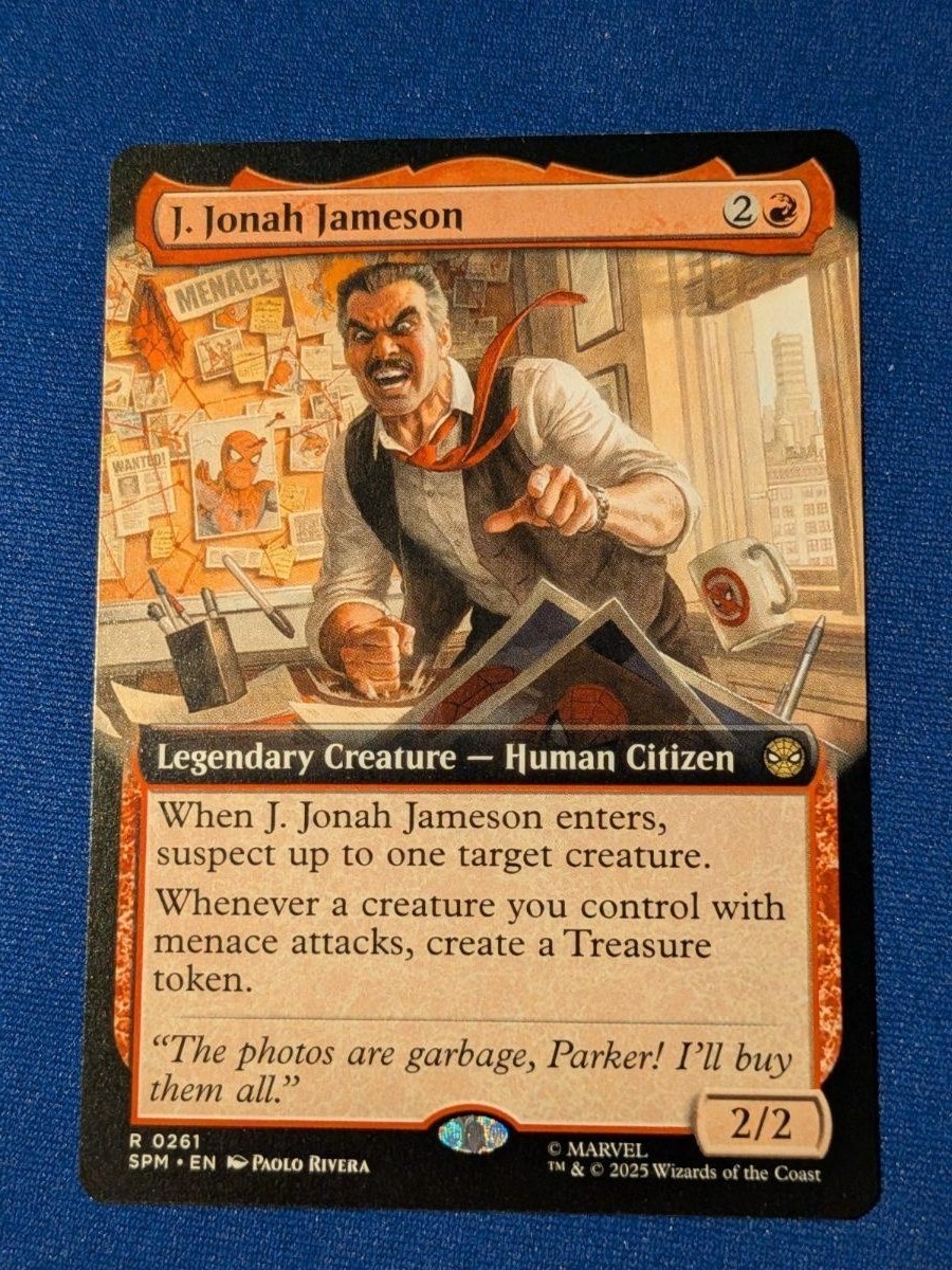 J. Jonah Jameson (Extended Art) Marvel's Spider-Man #261 quasi nuovo MTG