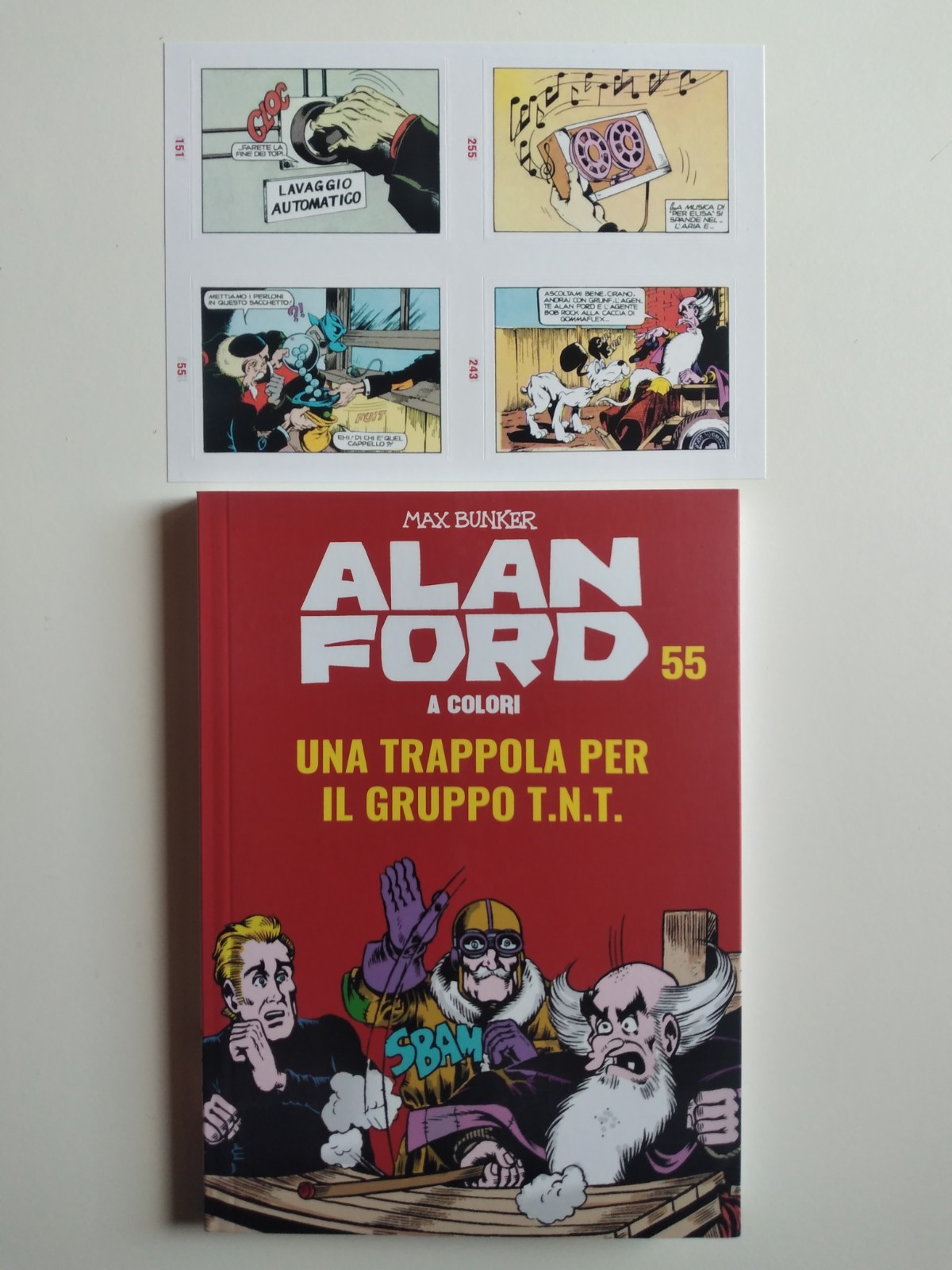 ALAN FORD  a Colori  n.55  c/Figurine  Gazzetta dello Sport   EDICOLA !!  Rif. 1