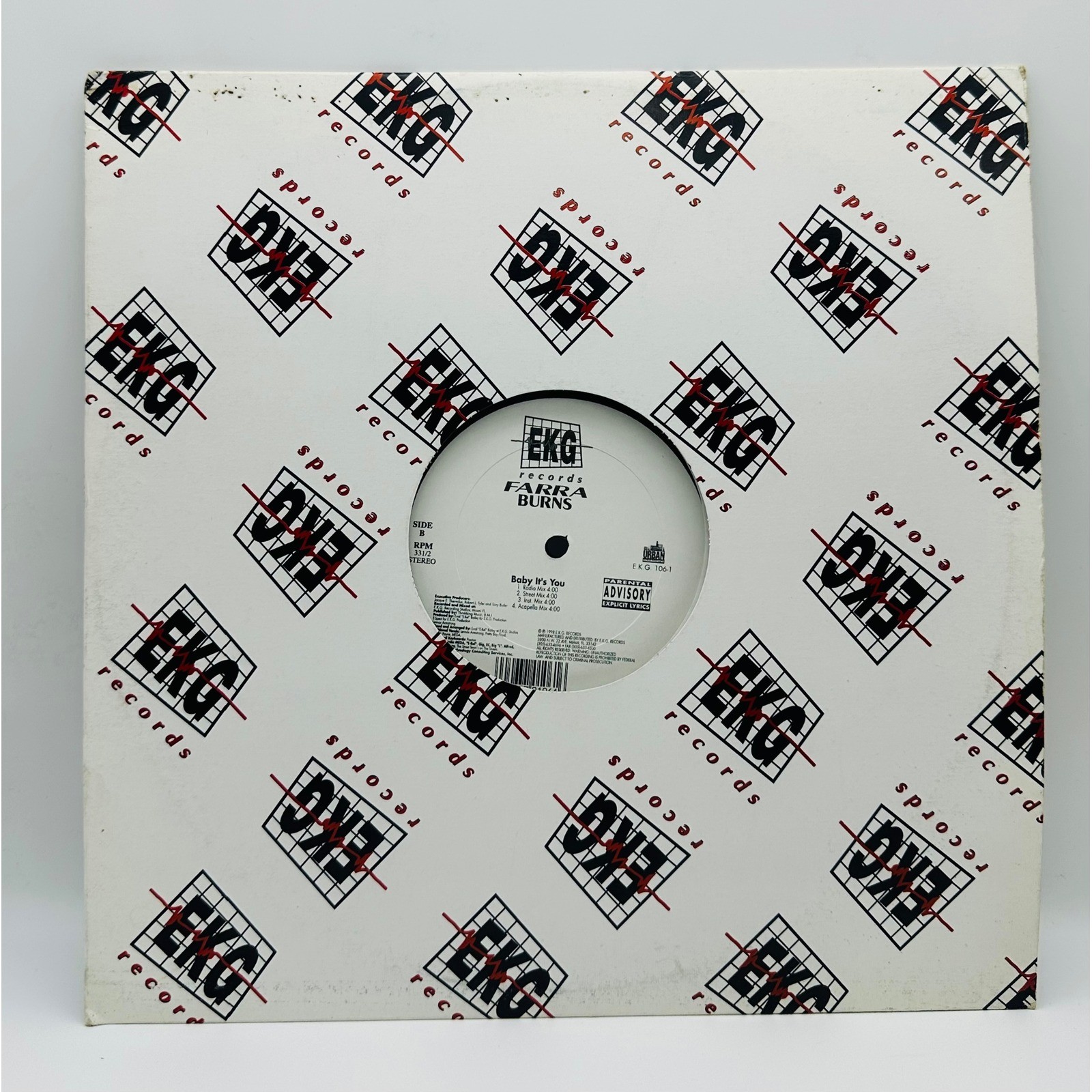 Farra Burns ft Rock Heltah Skeltah Never Look For Love In A Club 12" Vinyl 1998